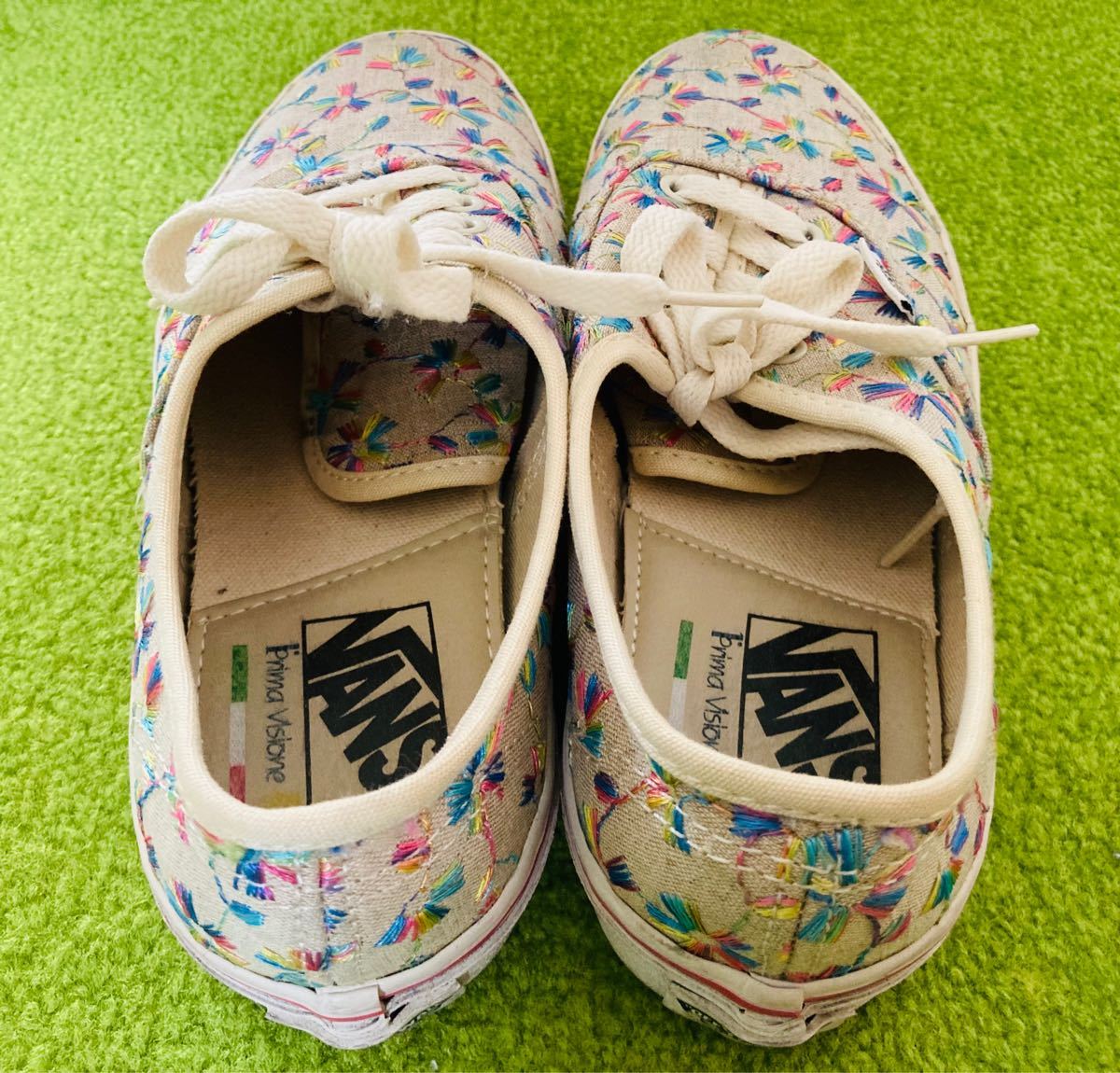 VANS バンズ スニーカー 花柄 刺繍｜Yahoo!フリマ（旧PayPayフリマ）