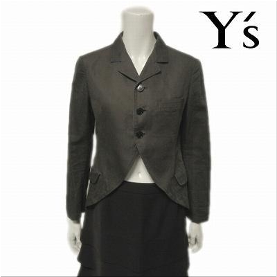 ワイズ Y's ヨウジヤマモト 燕尾 ロングテイル テーラードジャケット YOHJI YAMAMOTO YR-J19-009 2 カーキ系 レディース