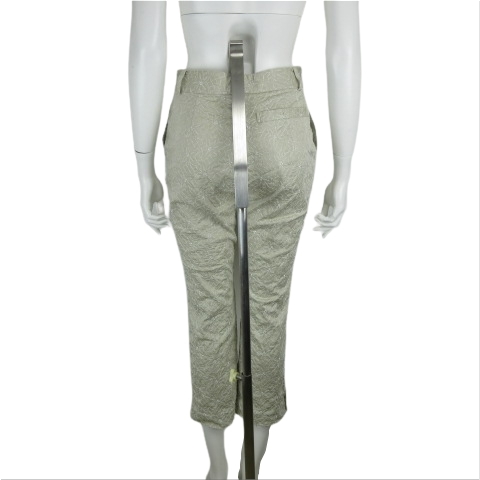  Kenzo Golf KENZO GOLF общий гонки брюки одежда низ обратная сторона сетка тонкий длинный кромка разрез размер 66 оттенок бежевого 