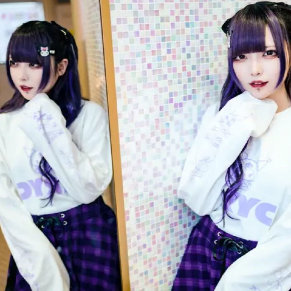クロミ Kuromi×KRY「クロミの」ロンT 長袖 サンリオ TRAVAS TOKYO