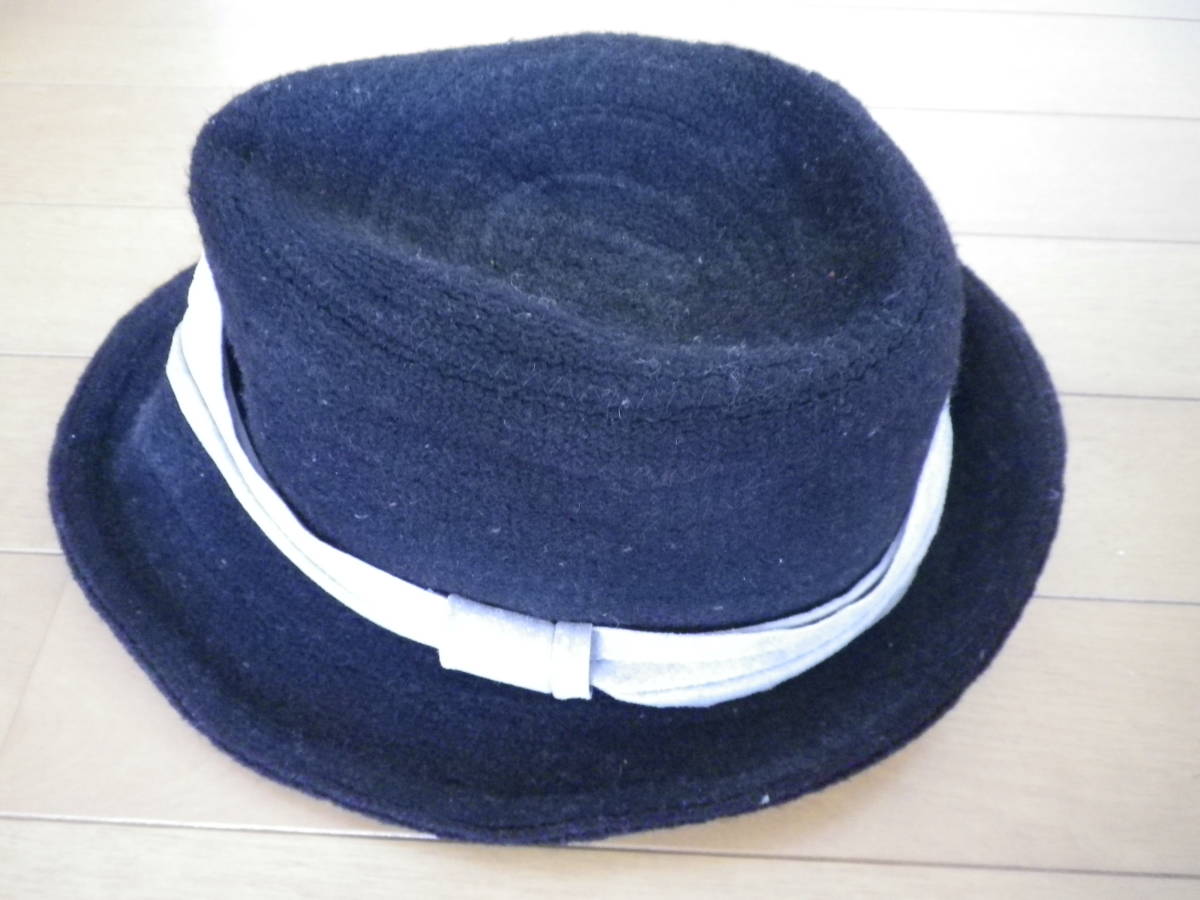* бесплатная доставка мужской Urban Research KBF черный шляпа шляпа 59cm*