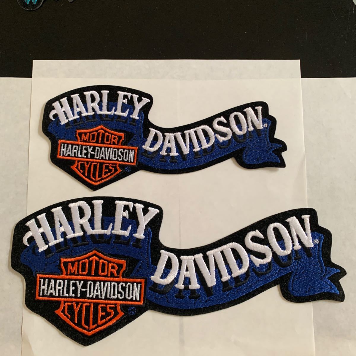 Harley-Davidson 激レアワッペン2枚セット　アイロンワッペン　最終値引き価格