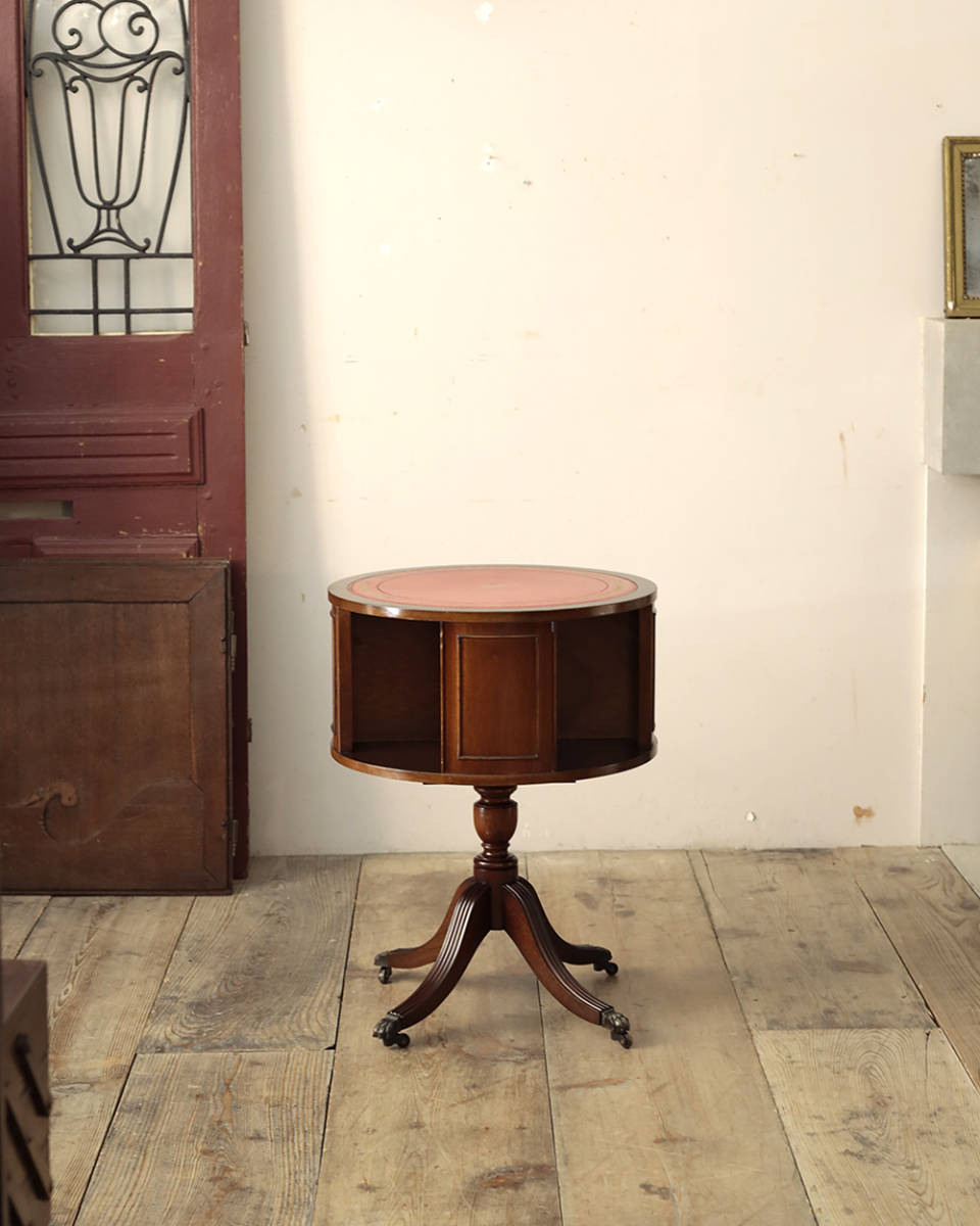 jf02212. страна * Франция античный * мебель libo рубин ng стол редкостный кожа верх игра стол боковой стол Night шкаф 