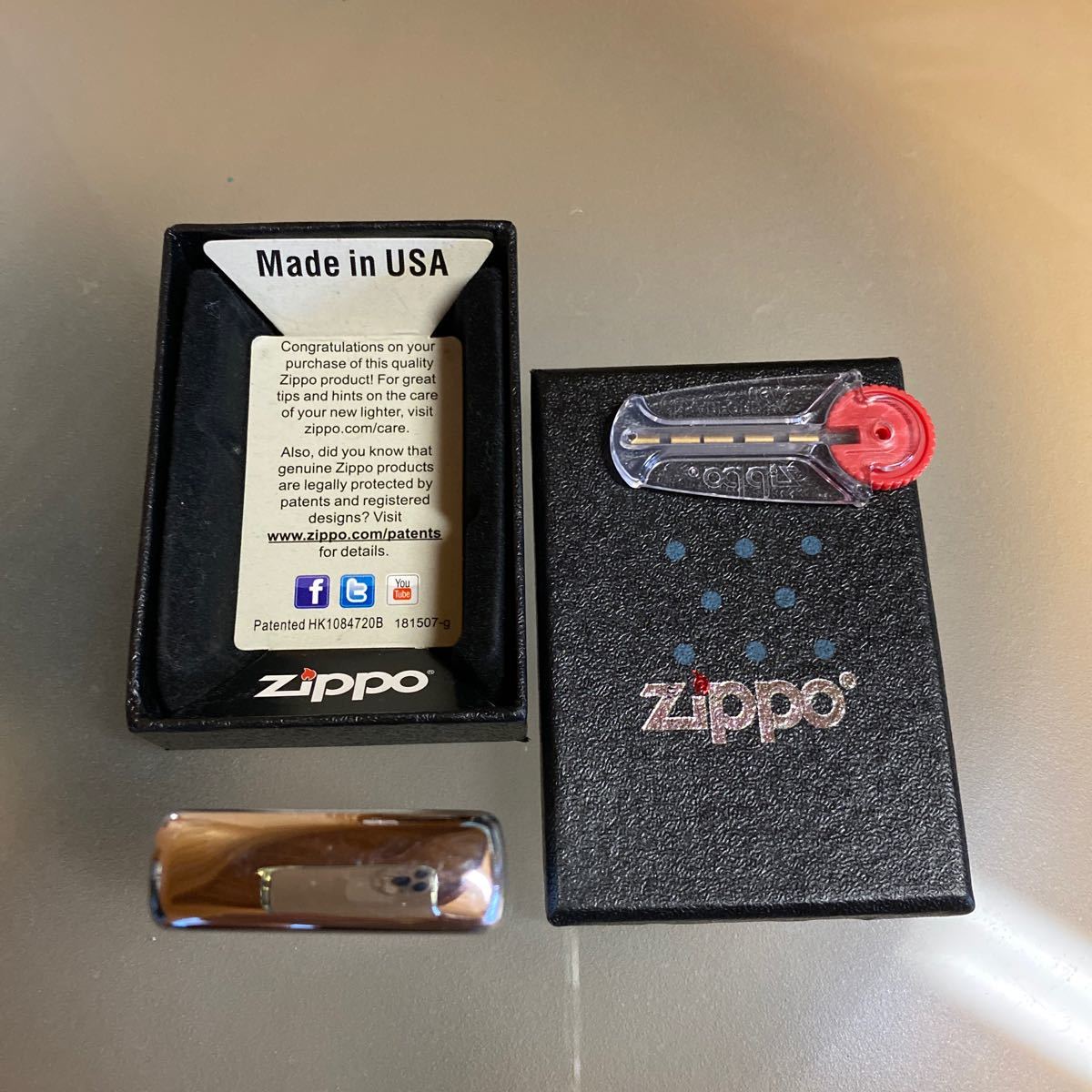 ZIPPO ROLEX刻印ライター　程度良好品