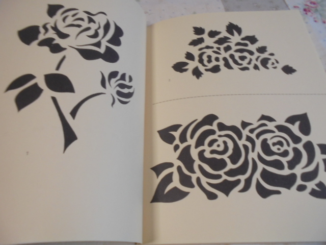 ROSES　ステンシルデザイン　バラ　カットして使える５３デザイン　薔薇