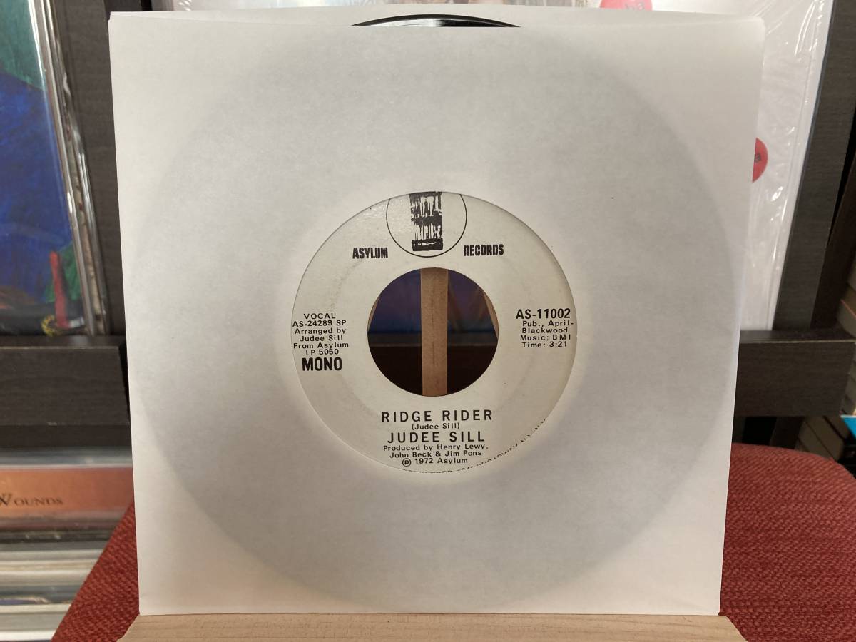 JUDEE SILL ☆ Ridge Rider Stereo C W Ridge Rider Mono 72年 US