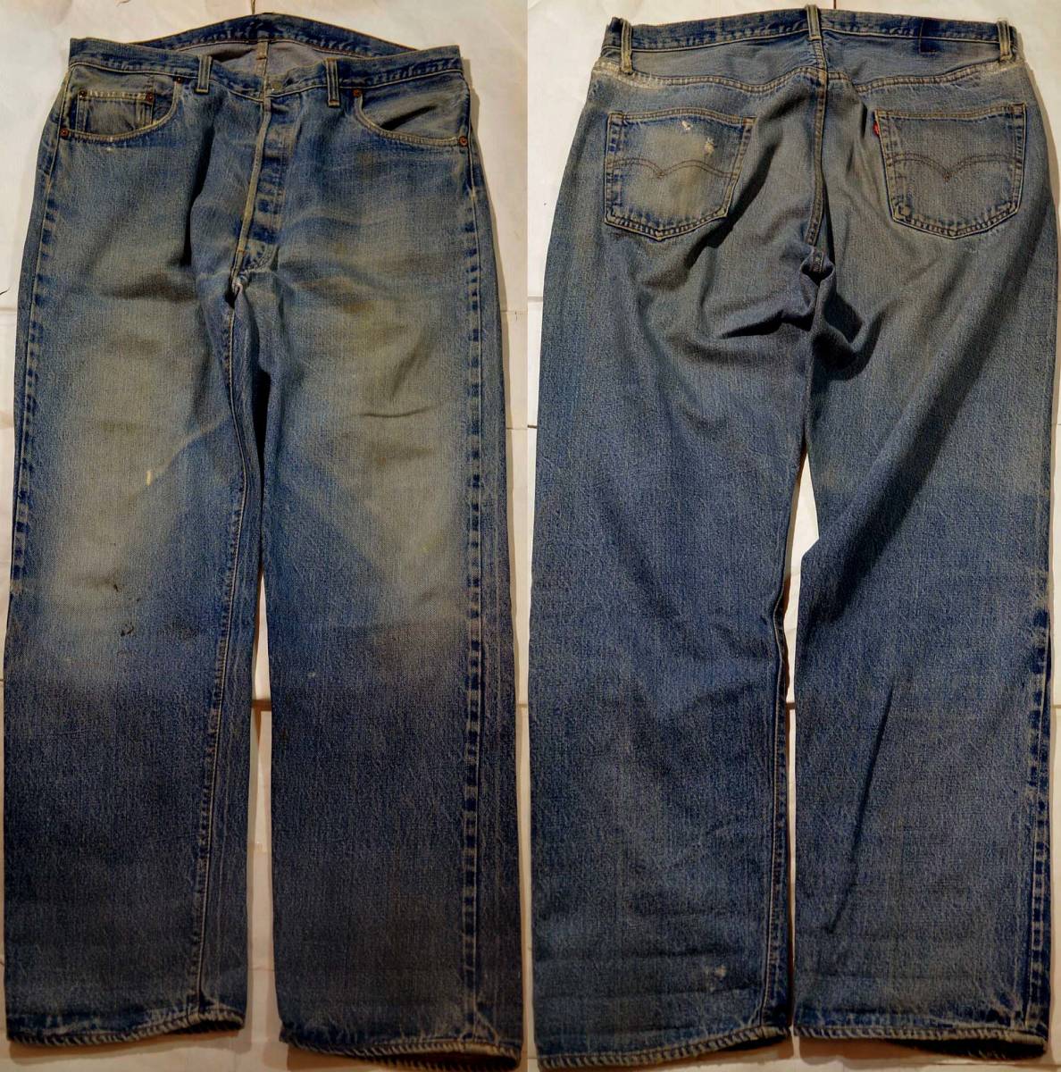 t813/LEVIS501 big E Vintage big size color .. eminent 