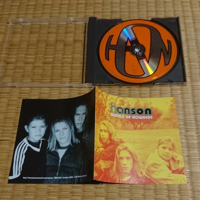 Hanson/Middle of Nowhere、ハンソン/  キラメキ☆MMMBOP（ンー・バップ）【日本盤】