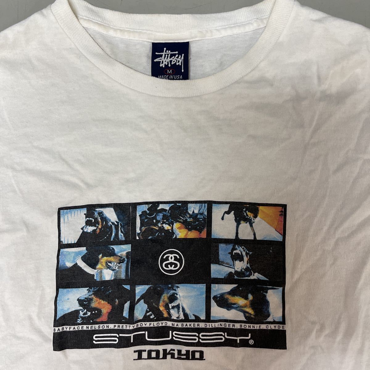 STUSSY ステューシー　オールドステューシー　MADE IN USA Tシャツ Vintage Stussy 90s ヴィンテージ　アメリカ製　Mサイズ TOKYO 東京_画像2