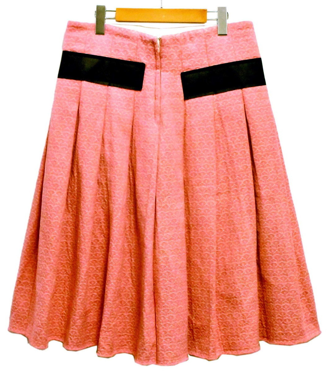 2003年 日本製 コム・デ・ギャルソン コットン フレアスカート 切りっぱなし ミモレ丈 レディースXL相当(31299_画像2