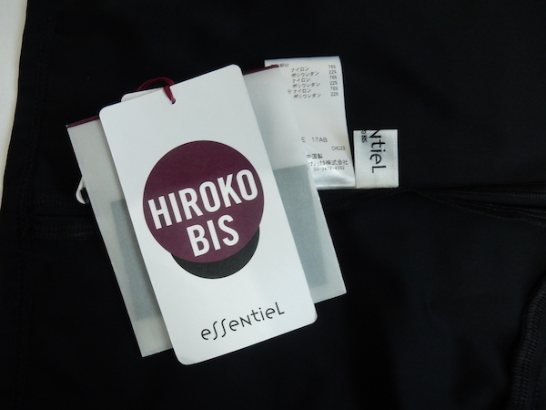 #snc ヒロコビス HIROKO BIS essentiel ワンピース 17 黒 ノースリーブ ジップアップ 大きいサイズ タグ付き 新品同様 レディース [670447]_画像7