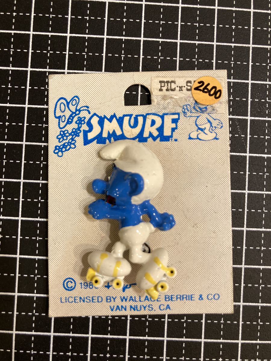 80sUSAビンテージ#SMURFスマーフブローチ9PINSピンバッジアメリカントリー古着西海岸ロックサーフ世田谷ベースヌーピーSupremeシュプリーム_画像1