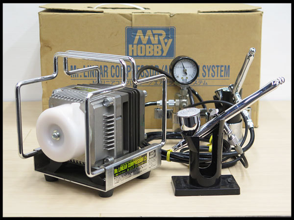 ○GSIクレオス Mr.リニアコンプレッサー L5 エアブラシ付き PS ○GSIクレオス Mr.リニアコンプレッサー L5 エアブラシ付き PS