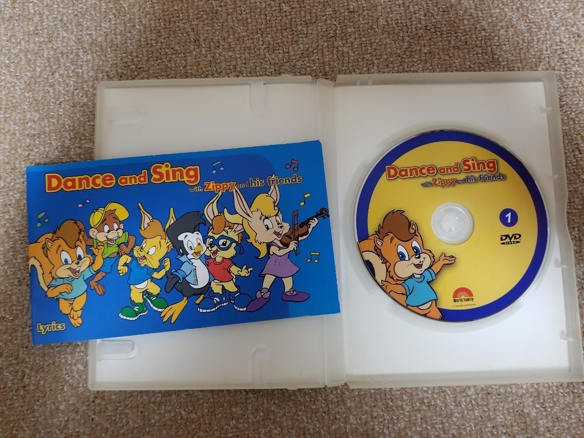 ディズニー英語システム Zippy DVD dance and sing with zippy ディズニー英語システム Zippy DVD dance and sing with zippy
