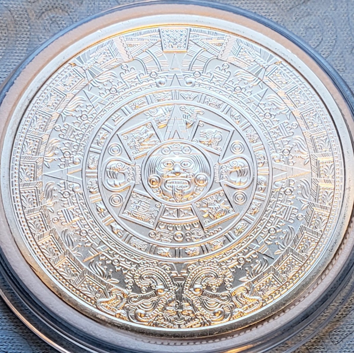 アステカカレンダー 銀貨 1 オンス 2枚 2枚セット 2020年 アステカ 歴 1オンス 銀貨 アステカ