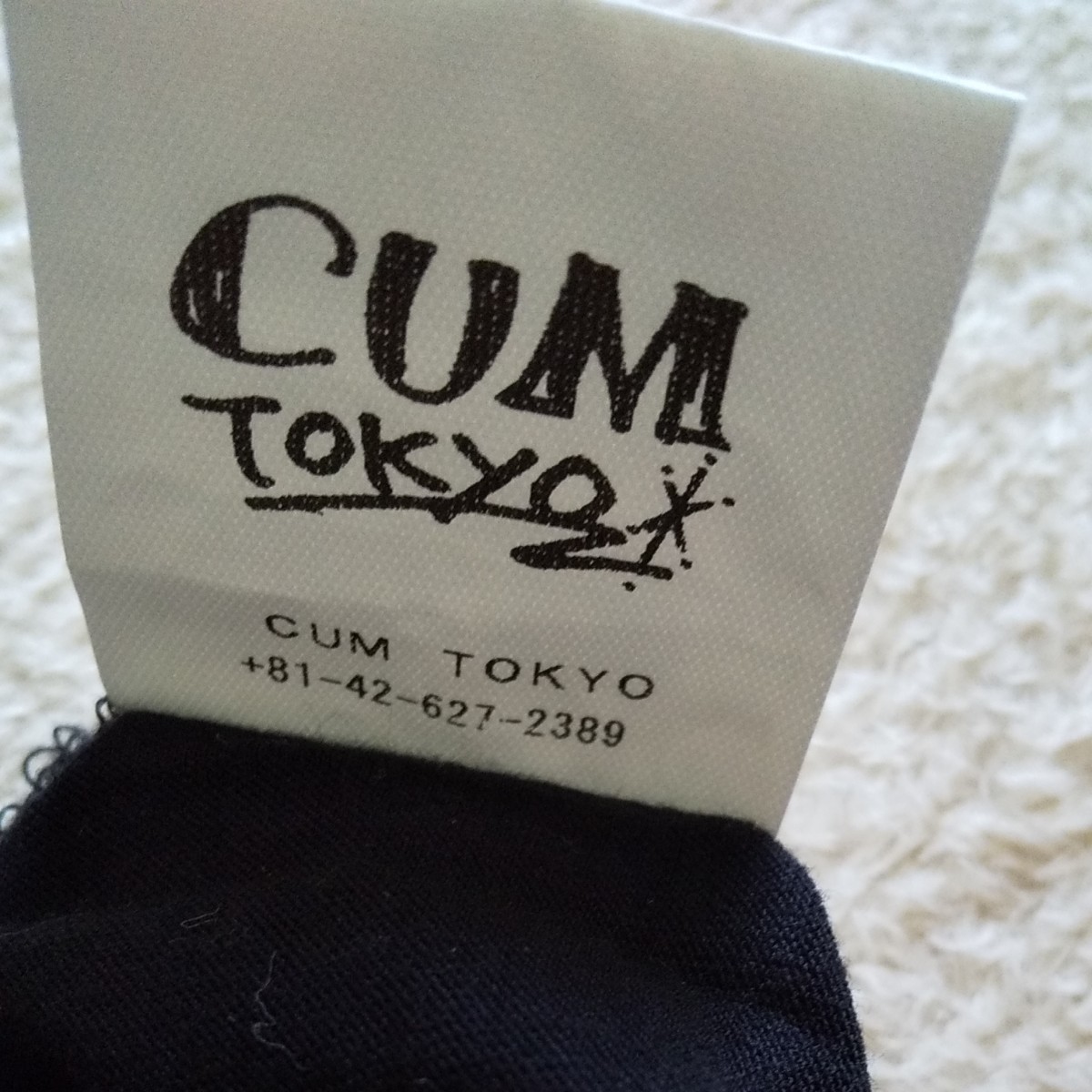 CUMtokyo トップス  長袖 ロング Tシャツ ブラック