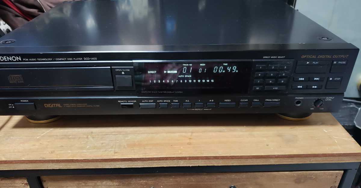 DENON CD player DCD-1400 is possible to reproduce Junk 