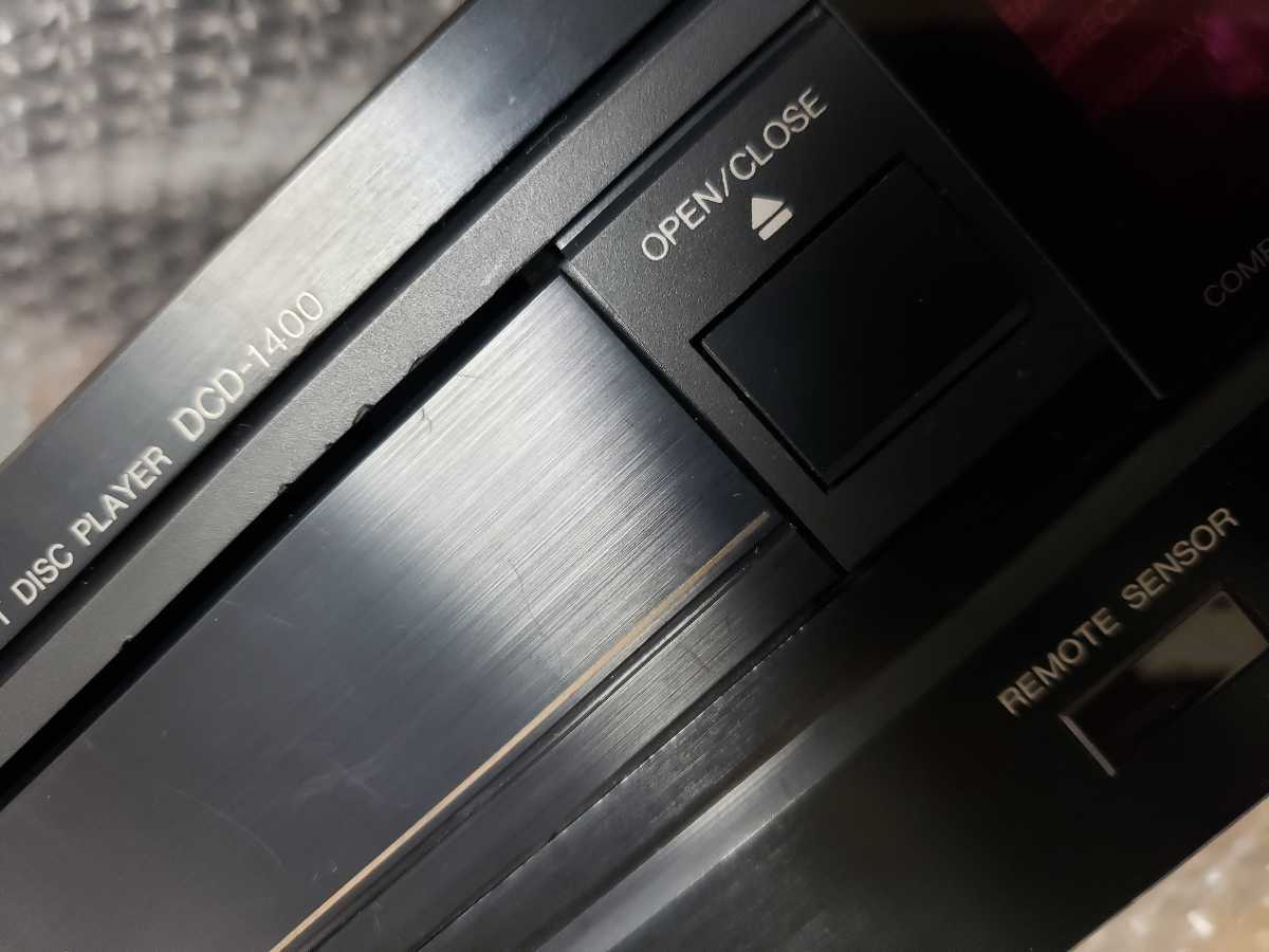 DENON CD player DCD-1400 is possible to reproduce Junk 