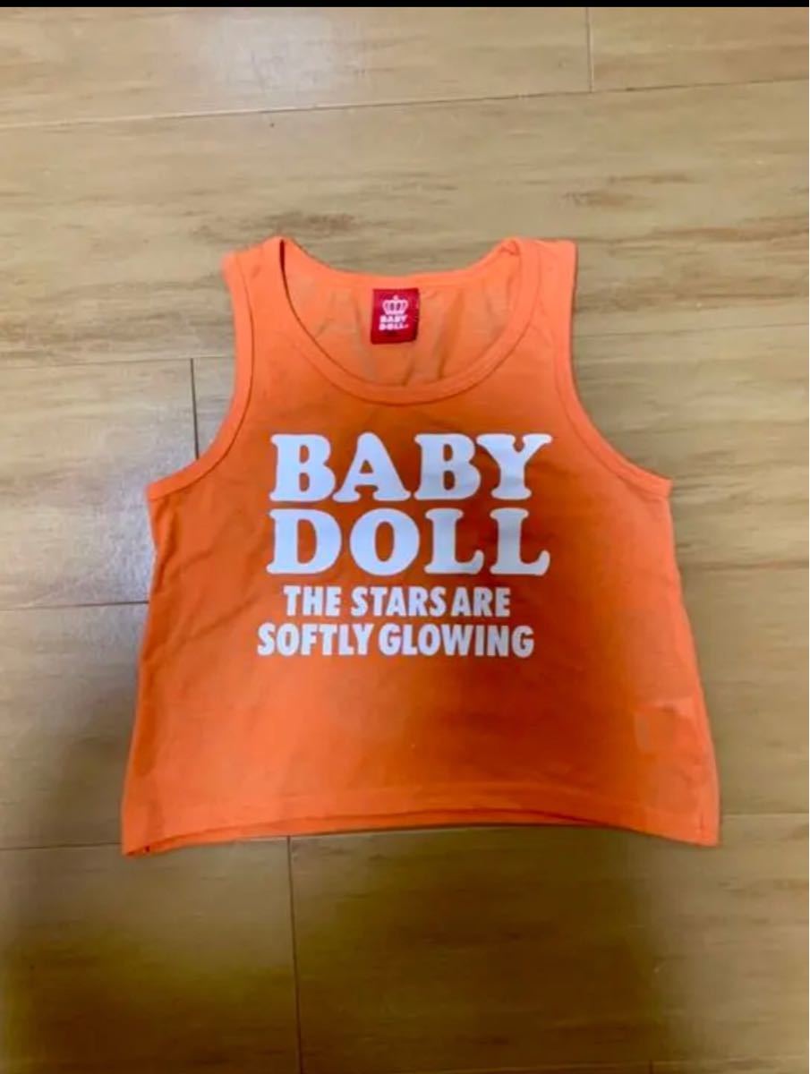 BABY DOLL 半袖 タンクトップセット 110