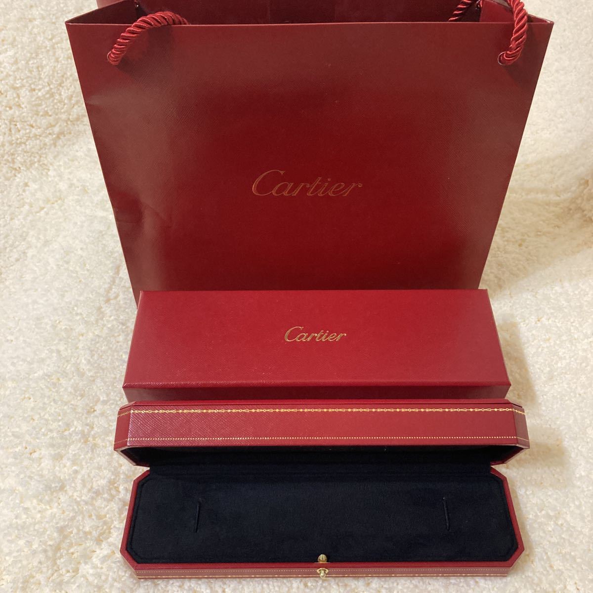 ヤフオク! - カルティエ Cartier ブレスレット 空箱 ケース ボ