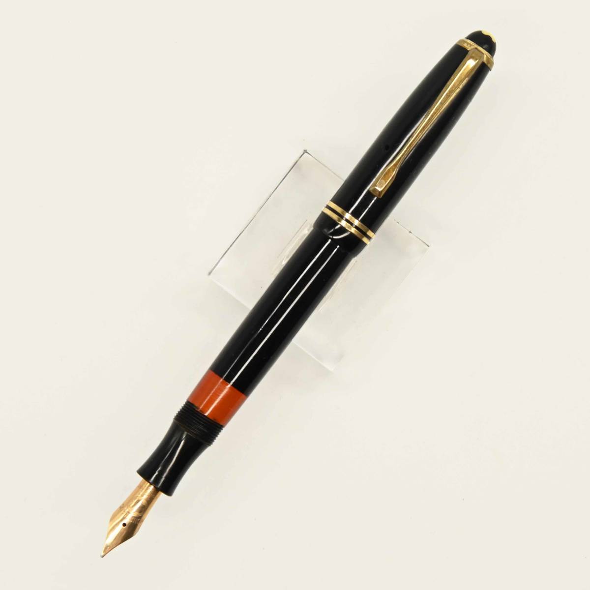 最大80％オフ！ 1919 MONTBLANC モンブラン万年筆 244G ブラック 14k M