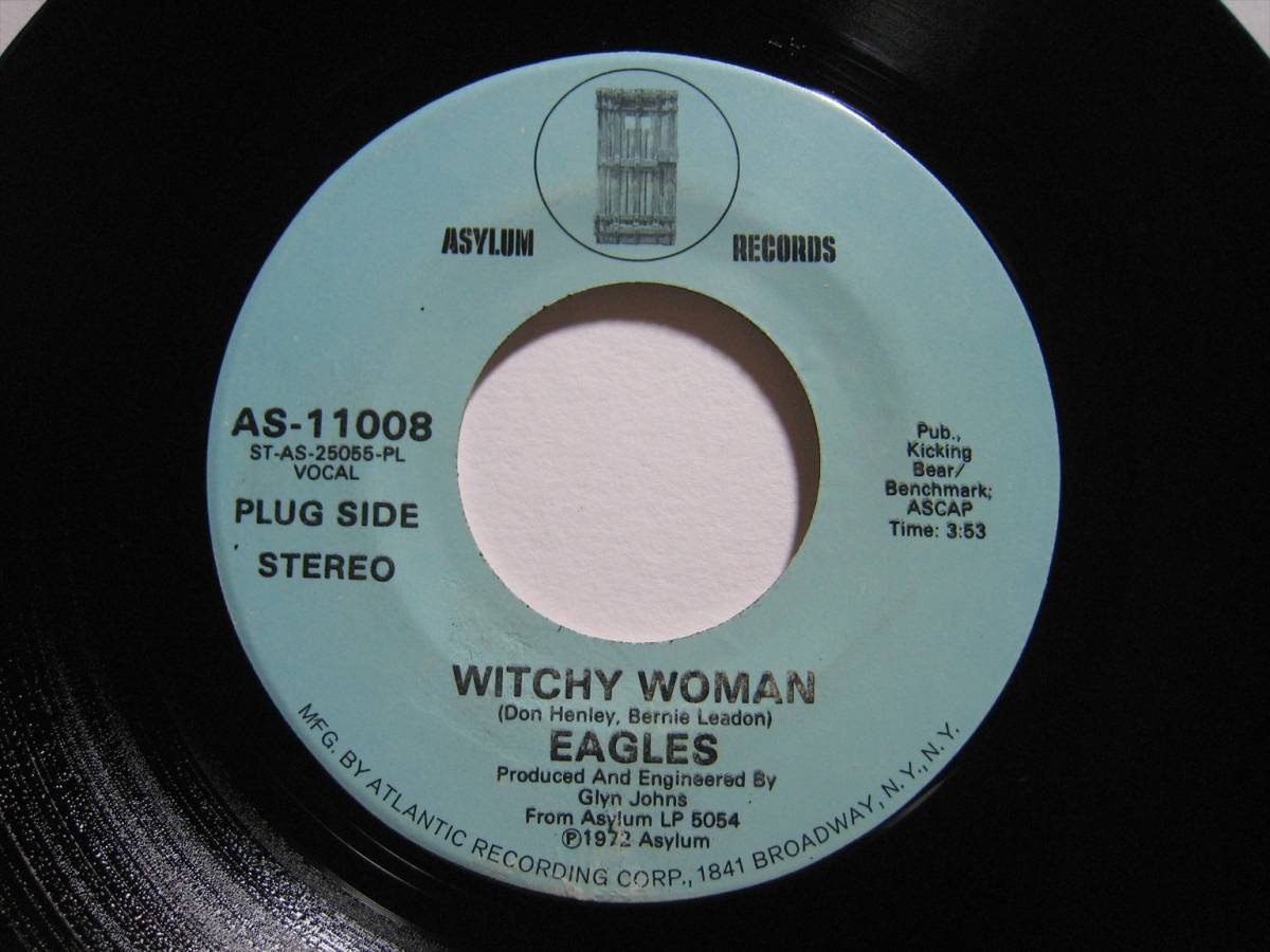 [7~] EAGLES / * white promo MONO/STEREO* WITCHY WOMAN US record Eagle s. woman. ....