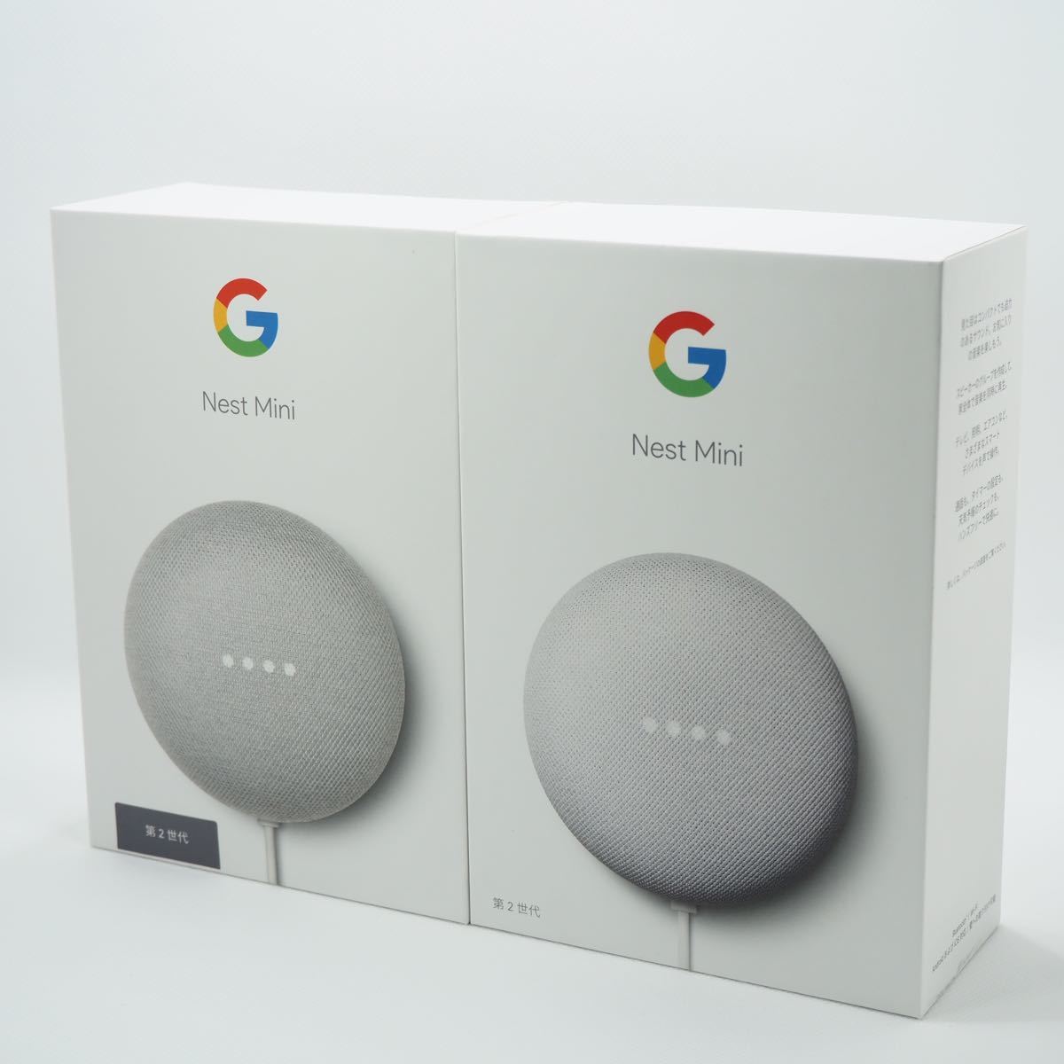 Google GOOGLE NEST MINI 2台セット - アンプ