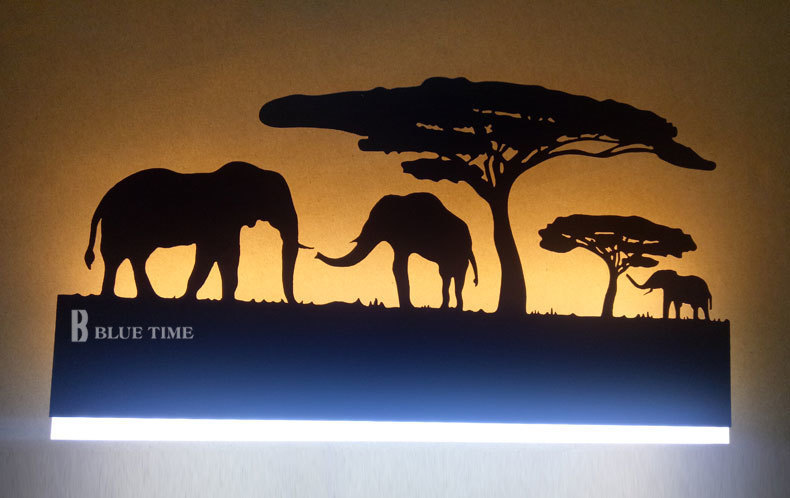 n terrier . eminent |(^^)| wall light ornament lamp illusion .. equipment ornament living .. Africa stylish YWQ1863