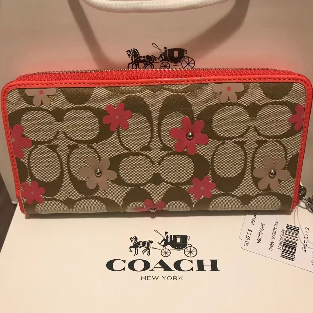 コーチ財布COACH/コーチ長財布 F51339 フローラル女性財布