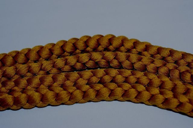  мужчина перо тканый шнур натуральный шелк круг комплект . лист цвет (.... красный ..... желтый цвет ) б/у прекрасный товар ohahi9* утилизация кимоно ..*