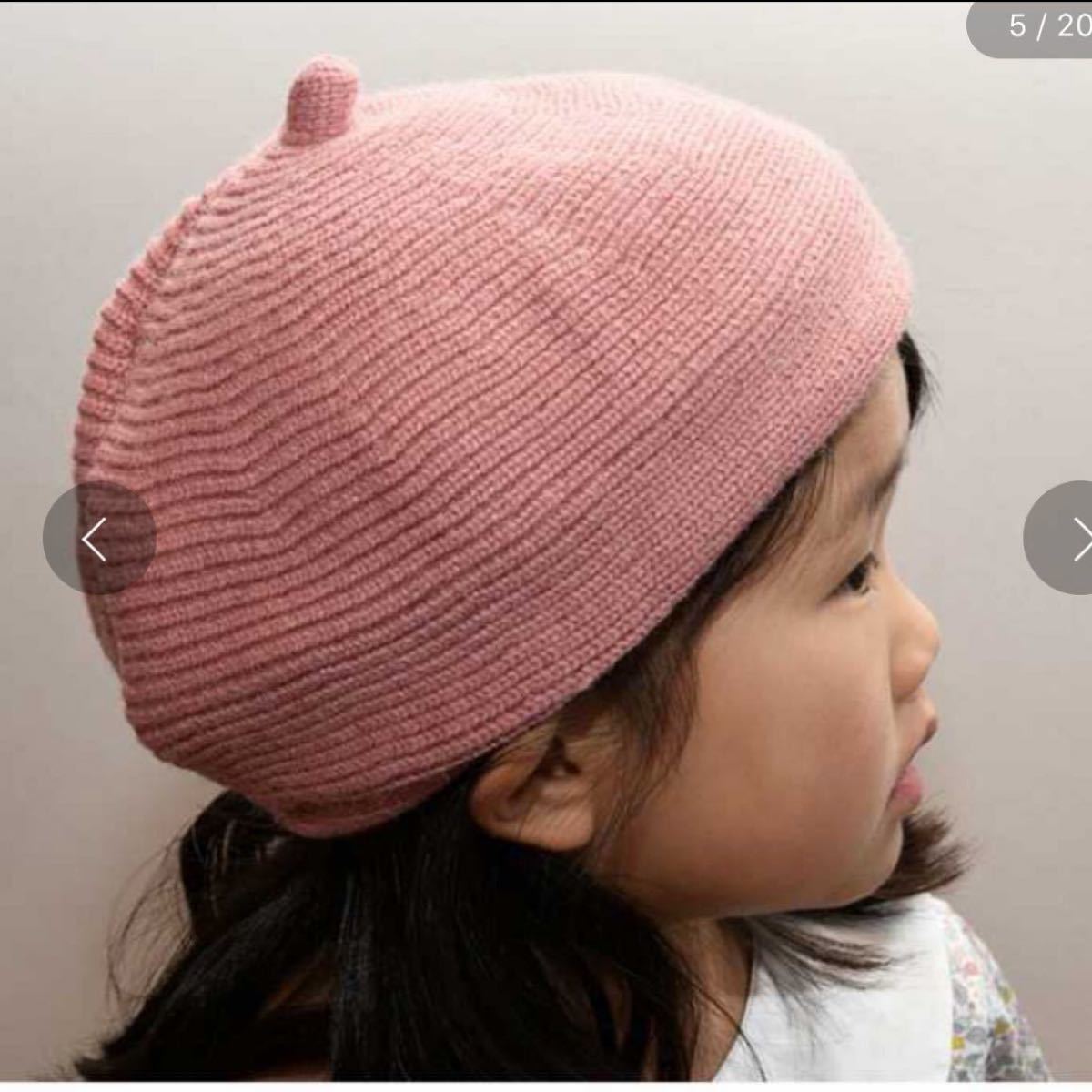 ★新品★大人気　ピンク キッズ　ベビー　ニット帽 ベレー　韓国子供服 かわいい