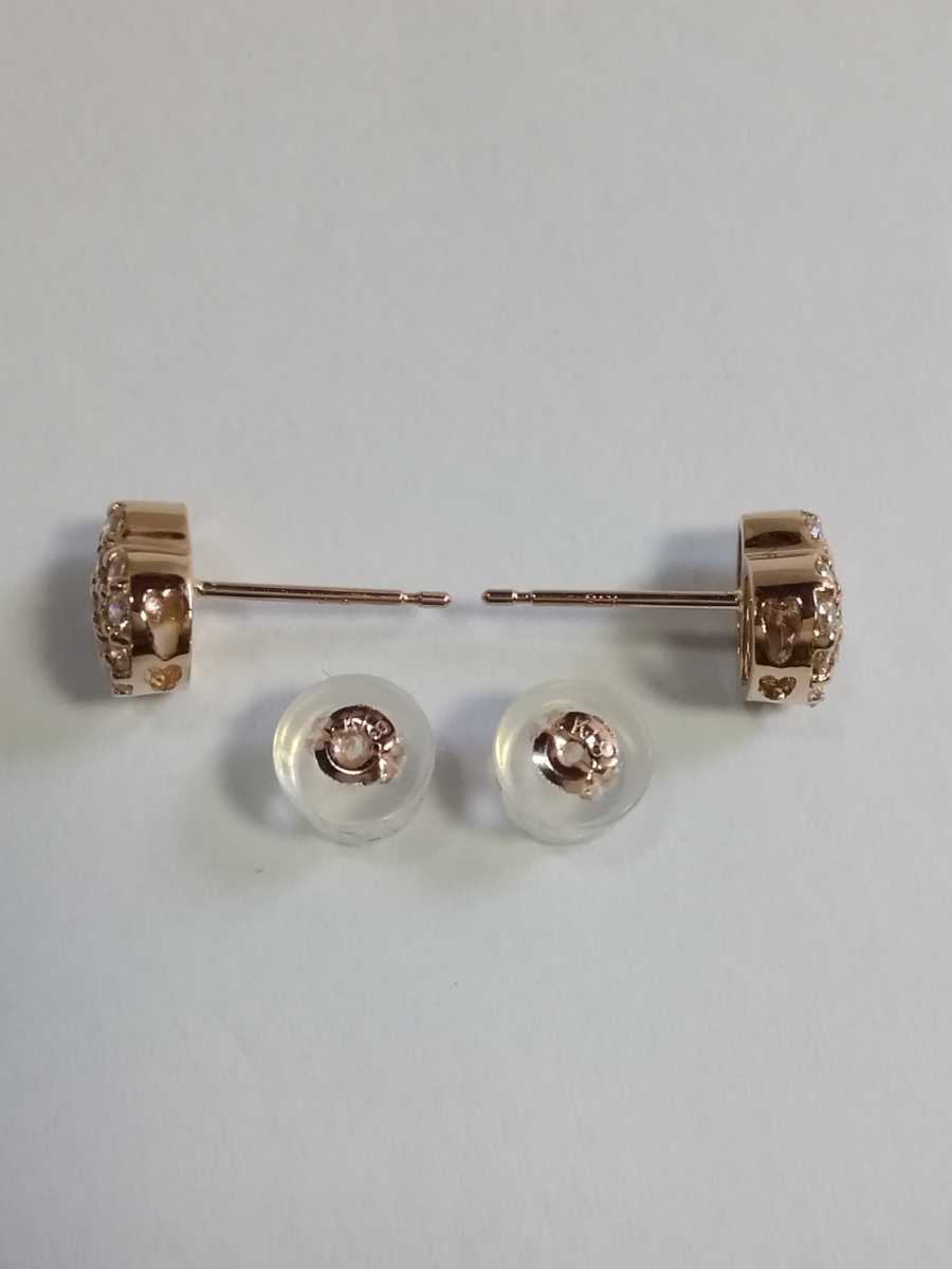 K18PGダイヤピアス!0.50ct.。ハート型。 | smsgolubovci.me