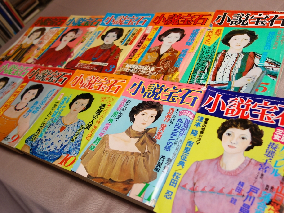 小説宝石 1981年 11冊セット 昭和56年 光文社_画像3