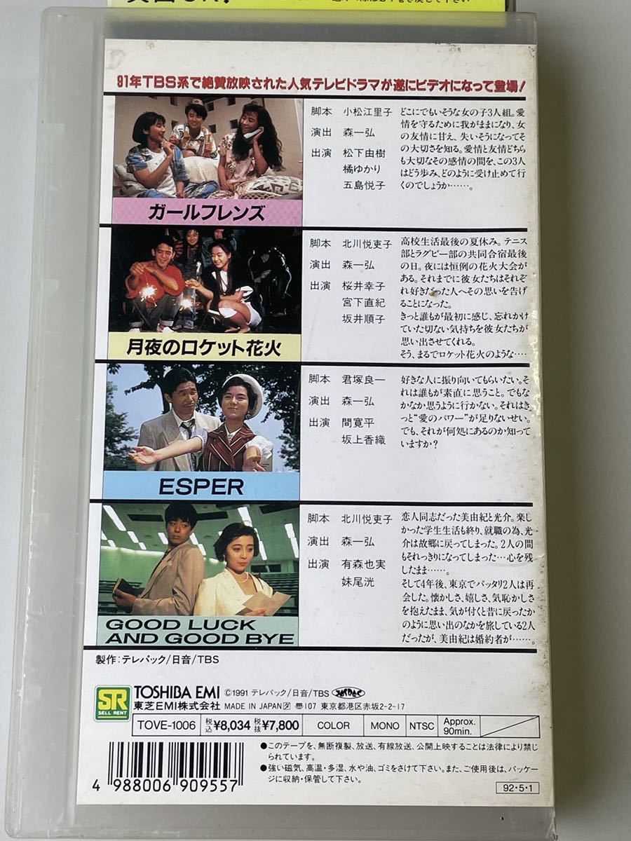  prompt decision! records out of production VHS#DVD not yet sale # rouge. ..Ⅱ no. 2 volume Matsutoya Yumi. comfort bending. image from drama .! Toshiba EMI Kitagawa Eriko legs Honda number 