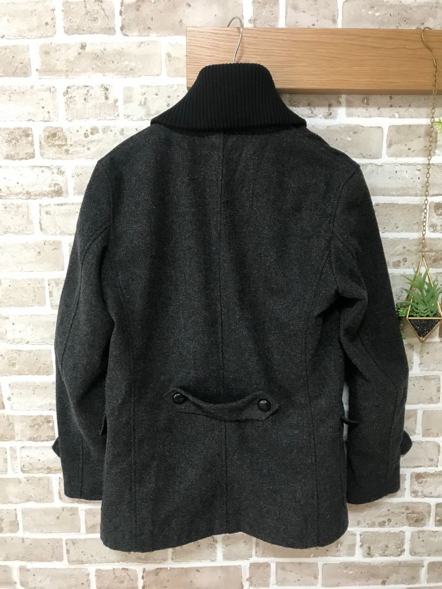 GU チェスターコート　ステンカラーコート　黒　スーツ　コート　フォーマル　韓国　オシャレ　秋服・冬服