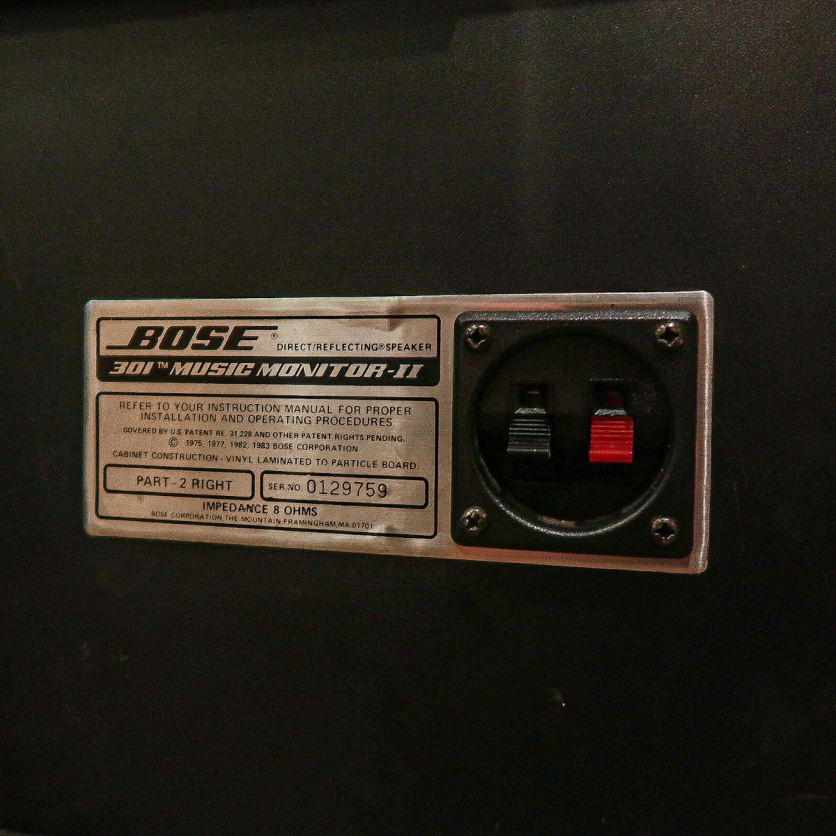 BOSE 301 MUSIC MONITOR-II ボーズ モニタースピーカー ジャンク