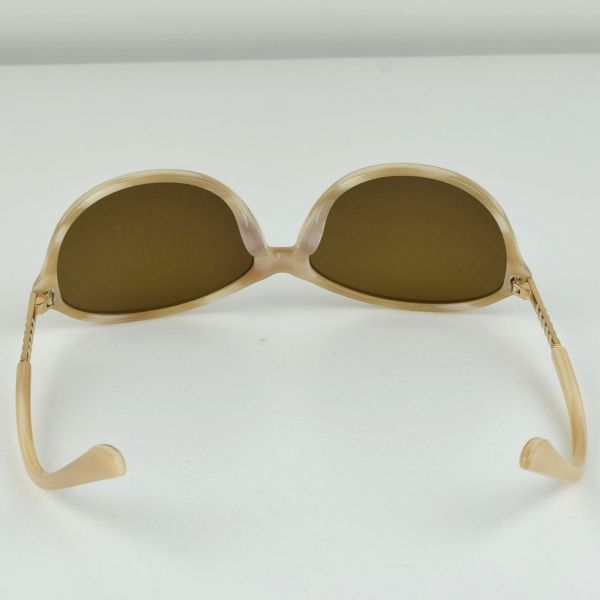 [0458] прекрасный товар * Agnes B солнцезащитные очки AB-2826-MH Asian Fit *agnes.b розовое золото бежевый с футляром 