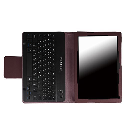 【送料無料】Sony Xperia Z4 Tablet 専用レザーケース付き Bluetooth キーボード☆ SOT31 /SO-05G 対応☆ブラウン_画像7