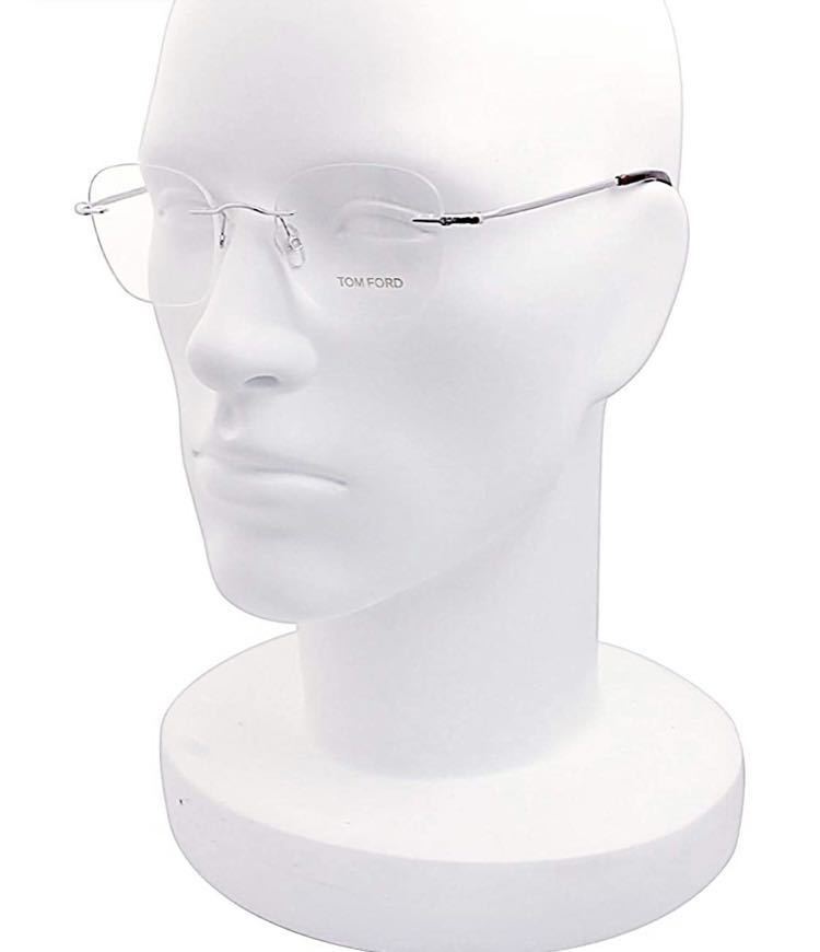 新品】トムフォード メガネ メタル フレーム リムレス フチなし