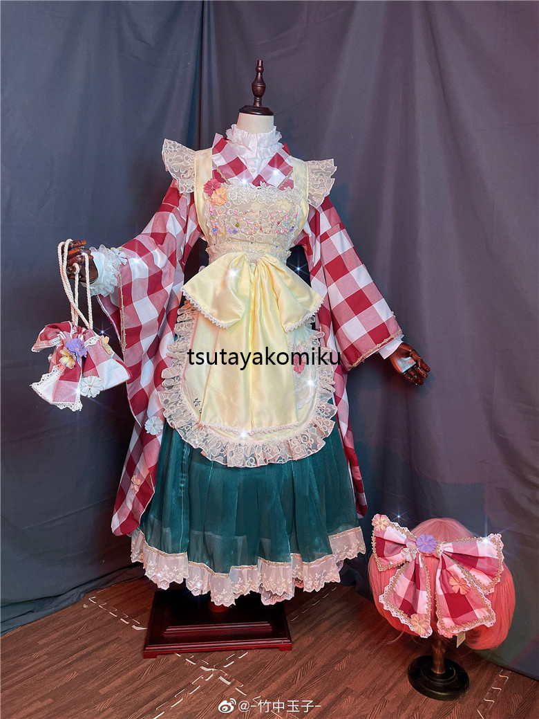 高品質 新作 東方Project 本居小鈴 メイド服 コスプレ衣装 風 靴とウィッグ 別売り_画像1