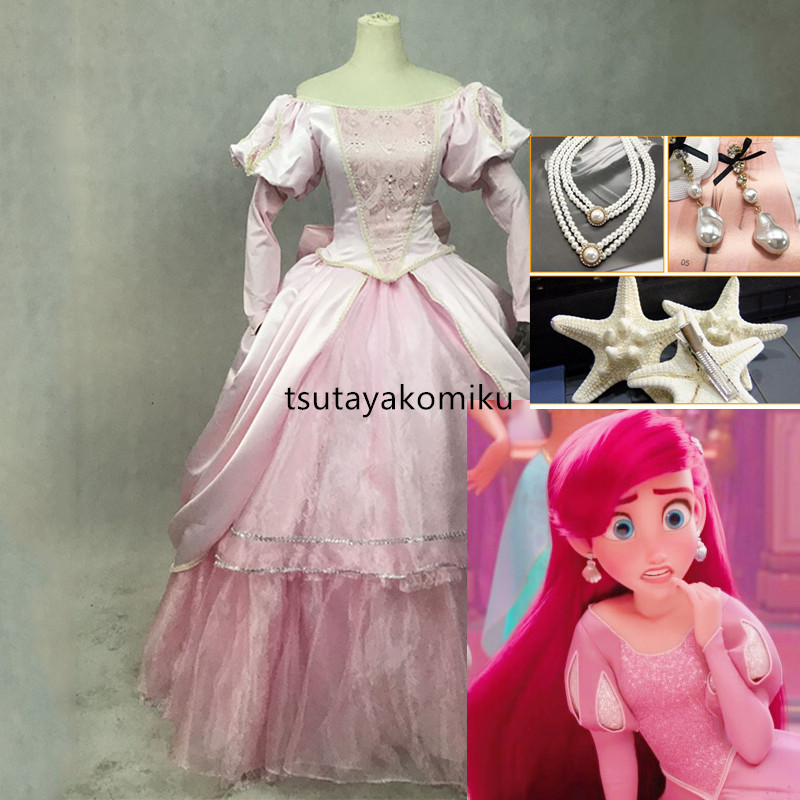 高品質 新作 ディズニープリンセス 風 Ariel アリエル ドレス 高品質 新作 ディズニープリンセス 風 Ariel アリエル ドレス