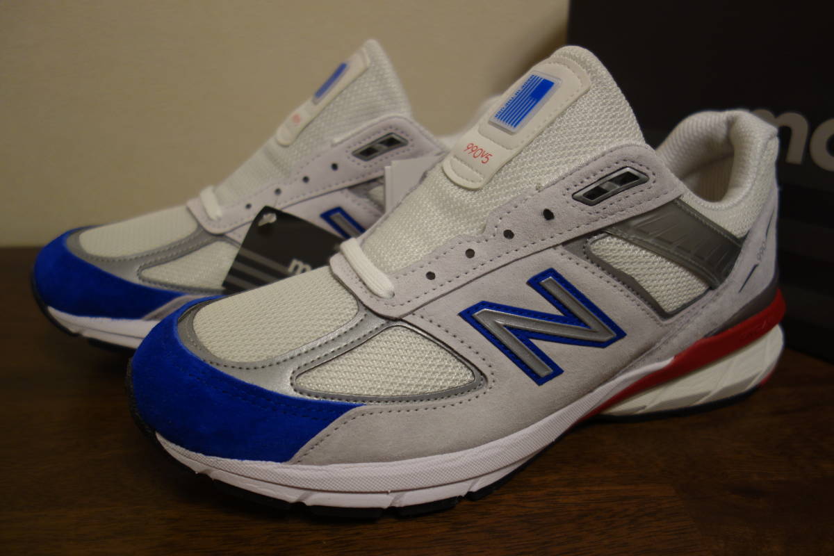 最新発見 995 993 992 991 576 赤 青 白 USA 26cm NB5 M990 Balance