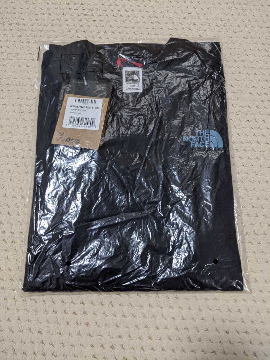 新品 送料無料 The north face Biner Graphic 4 Tee Aviator Navy XSサイズ(日本Sサイズ相当)ノースフェイス Tシャツ