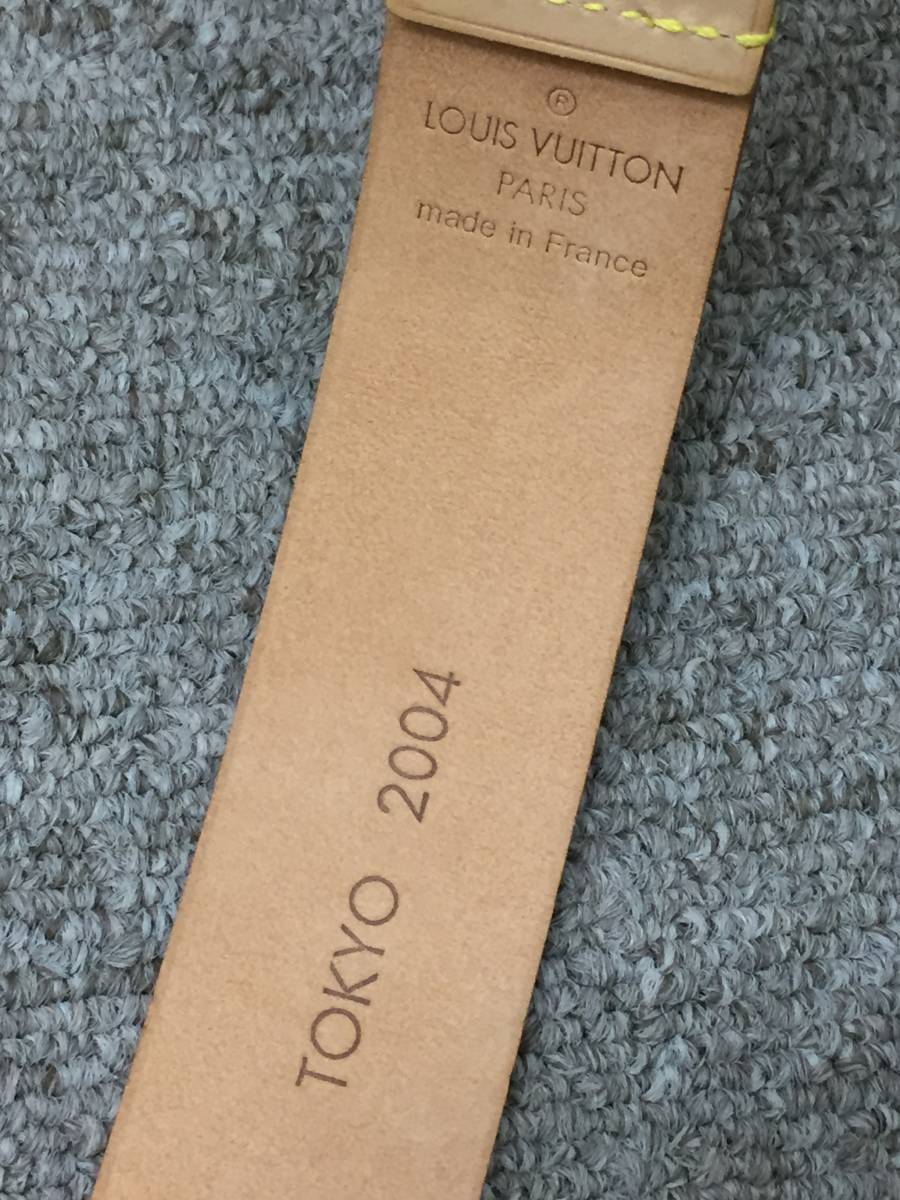  new goods unused! rare! cheap! Louis Vuitton ..150 anniversary TOKYO 2004 Tokyo cow leather bracele Novelty not for sale limited goods 