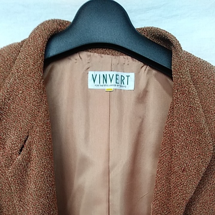 VINVERT　テーラードジャケット　秋冬アウター　7号　SS 　レディース　Mサイズの方でも着られます