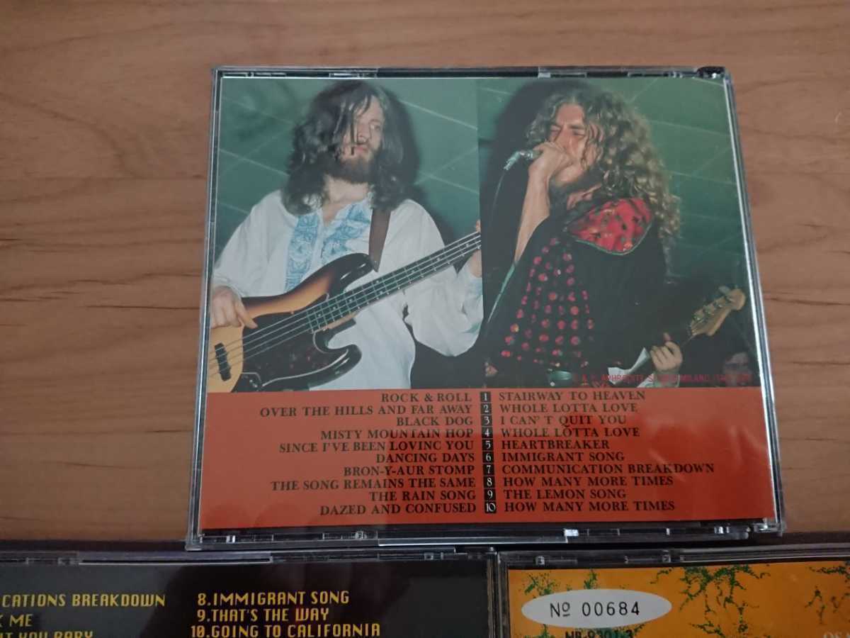 レッド・ツェッペリン Led Zeppelin TAPES FROM THE DARKSIDE シリアルナンバー入 等 2CD 2 + 3CD 中古品  中古レコード店購入品