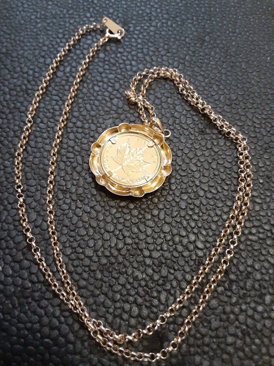エリザベス金貨ネックレス新品ですよ、値下げしました。 | laninternet