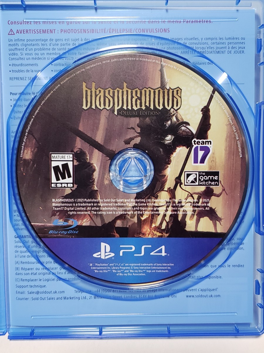 PS4　Blasphemous (ブラスフェマス) Deluxe Edition　