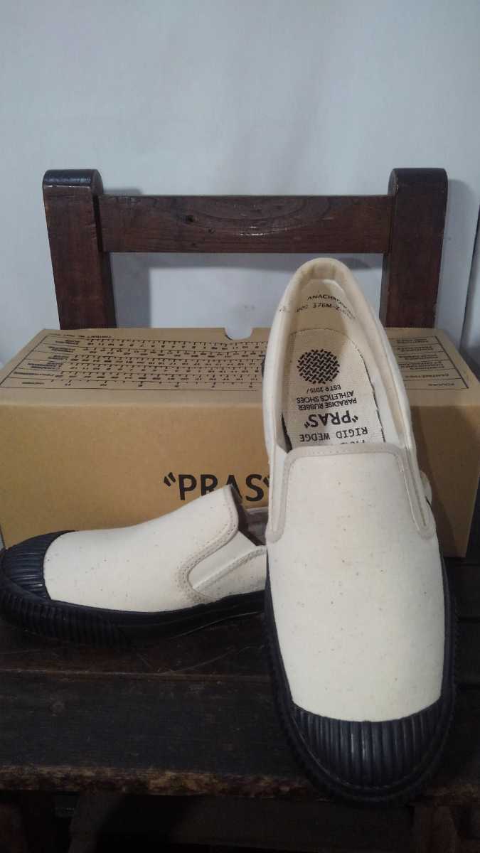 PRAS shellcap slip-on athletics shoes プラス シェルキャップ スリッポン アスレチック デッキシューズ バルカナイズド製法 ビンテージ_画像7