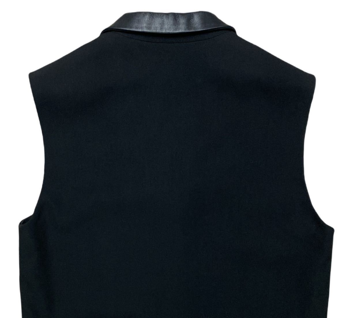 AW2001 DIOR HOMME HEDI SLIMANE DEEP V NECK VEST ディオールオム　エディスリマン　初期　ベスト　ヴァルーズ_画像7